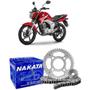 Imagem de Kit Relação Transmissão Moto Honda CG 150 2004 a 2015 Nakata