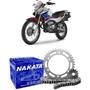 Imagem de Kit Relação Transmissão Moto Honda NX400 Falcon 2000 a 2008 Nakata