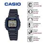 Imagem de Kit Relógio de Pulso Casio Infantil Masculino Resistente Água Calndário Alarme Digital LA-20WHS + Carrinho Miniatura