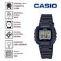 Imagem de Kit Relógio de Pulso Casio Infantil Masculino Resistente Água Calndário Alarme Digital LA-20WHS + Carrinho Miniatura