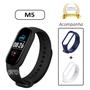 Imagem de kit Relogio Digital Band M5 Smart Fit Saude + 2 Pulseiras