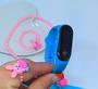 Imagem de Kit Relógio Digital Bracelete Prova água Silicone Menina + Conjunto Infantil Colar e Pulseira Anel Miçangas com Pingente