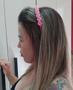 Imagem de Kit Relógio Digital Led Prova água Bracelete Adulto Infantil Feminino + Arco Tiara Arquinho Cabelo Pérolas Bordada