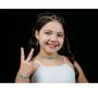 Imagem de Kit Relógio Infantil Digital Led Bracelete Prova água Esportivo Meninas Disney 3D + Colar Brincos Pulseiras Miçangas