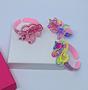 Imagem de Kit Relógio Infantil Digital Pisca Led Toca Musica Princesas Minnie Peppa + Bracelete 3D Desenho animado Tendência Moda