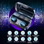Imagem de Kit Relogio Inteligente Digital D20 Preto  Fone Bluetooth M10 Touch LED com Power Bank