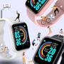 Imagem de Kit Relogio Inteligente Smart Watch Y68 D20 Pro+ Fone Sem Fio Bluetooth V5.0