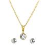 Imagem de Kit Relógio Lince Feminino com Colar e Brincos LRGH166L30K00UC2KX