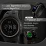 Imagem de Kit Relógio Masculino QUEBEC Digital Preto e Negativo + Relógio M4