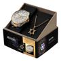 Imagem de Kit Relógio Masculino Seculus + Cordão 23702Gpskda1K1