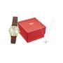 Imagem de Kit Relógio Mondaine Dourado Feminino 32793Lpmkdh1K1