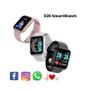 Imagem de Kit Relógio Smartwatch Android Ios Inteligente D20 Bluetooth Nfe Com 3 Relógios