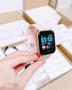 Imagem de Kit Relogio Smartwatch Inteligente Y68  Pro + Fone inPods 12 Bluetooth - Rosa
