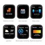 Imagem de Kit Relógio Smartwatch Preto + 2 Pulseiras + Fone Bluetooth