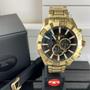 Imagem de Kit Relógio Technos Masculino Analogico Legacy Troca de Pulseira Dourado JS26AET/T1P