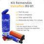 Imagem de Kit Remendo Bike Reparo Pneu Bicicleta Camara Ar + Par de Espatulas + 10 Remendos