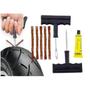 Imagem de Kit Remendo Reparo Macarrão Pneu Carro Moto Sem Câmara