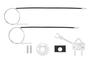 Imagem de Kit Reparo Máq Vidro Elétrico Caminhão Iveco Porta Dianteira Lado Esq Cód : RTX 0163