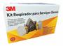 Imagem de Kit Respirador 3M 6200 Semi Facial Serviços Gerais 2 Filtros