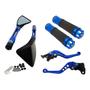 Imagem de Kit Retrovisor Manopla Manete Esportivo Bros 150 160 Xr 200 Xr 250 Tornado Xre300 Falcon 2000 a 2022