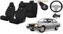 Imagem de Kit Revestimento Tecido Chevette 1973-1994 + Capa Volante + Chaveiro GM