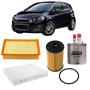 Imagem de Kit Revisão Chevrolet Sonic Óleo ACDelco 5w30 Sintético + Filtros