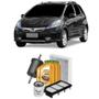 Imagem de Kit Revisão Óleo 0W20 Lubrax + Filtros Tecfil Honda Fit 1.5 16V Flex 2014 a 2021