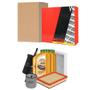 Imagem de Kit Revisão Óleo 0W20 Lubrax + Filtros Wega Onix 1.4 Flex 2012 a 2021