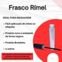 Imagem de Kit Rimel Vazio Frasco 4ml Plastico Cristal ou Preto -  25un