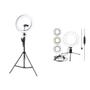 Kit Ring Light 10 Polegadas 26Cm + Ringlight 6 16Cm De Mesa - Xtrad Imagem de Kit Ring Light 10 Polegadas 26Cm + Ringlight 6 16Cm De Mesa