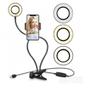 Imagem de Kit Ring Light Led Com Suporte De Celular Mesa Live Makeup