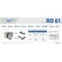 Imagem de Kit ro-61 roldana 60kg rometal