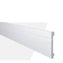 Imagem de Kit Rodapé de Poliestireno 20 Barras Frisadas de 15cm x 2,44m Rende 48,8 Metros FB15 Gart