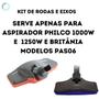 Imagem de Kit Rodas e Eixos Aspirador Philco Ciclone PAS06 1000 1250w