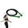 Imagem de Kit Rodinha Abdominal Dupla Verde + Corda de Pular Verde Profissional Fitness Academia