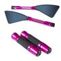 Imagem de Kit Rosa Manopla Jupiter Retrovisor Esportivo Duke 200 390