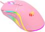 Imagem de Kit Rosa Mouse Gamer USB Havit e Mousepad Grande Speed 70X30
