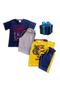 Imagem de Kit Roupa 4 Peças 2 Conjunto Juvenil Masculino com fone