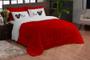 Imagem de Kit Roupa Cama Cobre Leito Edredom 5pcs Casal Queen Ternura ELE ELA MINNIE MICHEY Fronhas ESTAMPADA