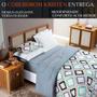 Imagem de Kit Roupa Cama Edredom King Size Kristen 100% Algodao Dupla Face Estampado QUALITY