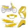 Imagem de Kit Roupa Carenagem 5 Peças Moto Honda Biz 125 Ano 2006 2007 2008 2009 2010 Pro Tork