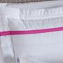 Imagem de Kit Roupa de Cama 5 Peças QUEEN Inove Love Branco/Pink