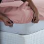 Imagem de Kit Roupa de Cama Queen Percal 200 Fios 100% Algodão com Elástico e Fronhas 4 Peças