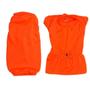 Imagem de Kit Roupas Para Pet Camiseta E Vestido Neon Laranja Gg