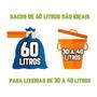 Imagem de Kit Saco De Lixo 100 Lts Super + 60 Lts Reforçado Preto