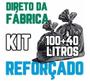 Imagem de Kit Saco De Lixo 100un 100l E 100un 40l Preto Reforçado