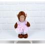 Imagem de KIT SAFARI VESTIDO COM LESE PELUCIA EM PÉ 20cm - LEÃO, ELEFANTE, MACACO, GIRAFA.