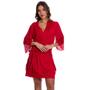 Imagem de Kit Saída Maternidade Camisola Amamentação Gestante com Robe Moda de Baixo - DR202-301