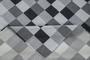 Imagem de Kit Sala Tapete 3,50 x 1,45 + 4 Capas de Almofada Jacquard Luxo Antiderrapante Estampa Moderna Tabuleiro Preto