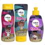 Imagem de Kit Salon Line Kids todecachinho Aventura no Banho: Shampoo, Condicionador e Creme para Pentear 300ml